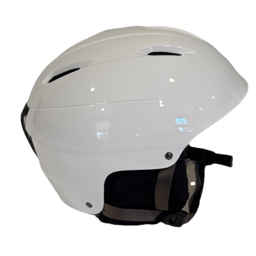 Giro Bevel Alpine Skiing Snowboarding Adult Glossy White Helmet Small 52-55.5cm‎